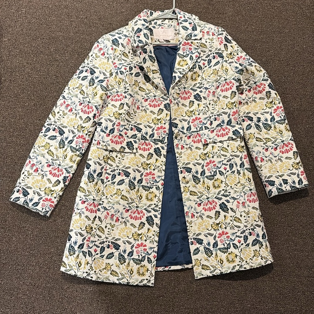 Gal Meets Glam Floral Trench Coat